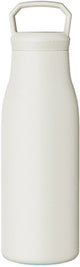 Kozie thermosfles 360 ml – rvs – dubbelwandig geïsoleerd – crème beige – lekvrije drinkfles