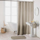Wicotex douchegordijn uni 180x200cm taupe