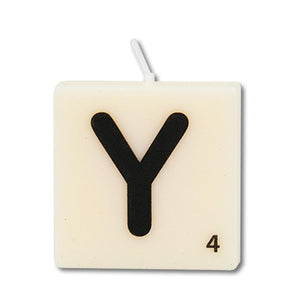 Paperdreams letter kaarsje letter y, set van 4