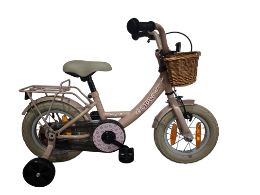 Hulzebos cycle parts b.v. fiets bike fun kids 12 inch girly | remnaaf | roze