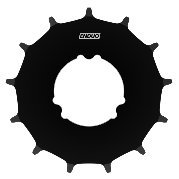 Enduo cargo Tandwiel 26T Enduo Cargo Nexus Alfine zwart