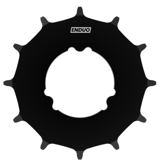 Enduo cargo Tandwiel 24T Enduo Cargo Nexus Alfine zwart