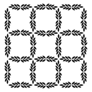 The crafter's workshop • template 15x15cm leaf grid