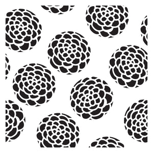 The crafter's workshop • template 15x15cm scallop flowers