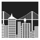 The crafter's workshop • template 15x15cm cityscape