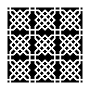 The crafter's workshop • template 15x15cm knot garden