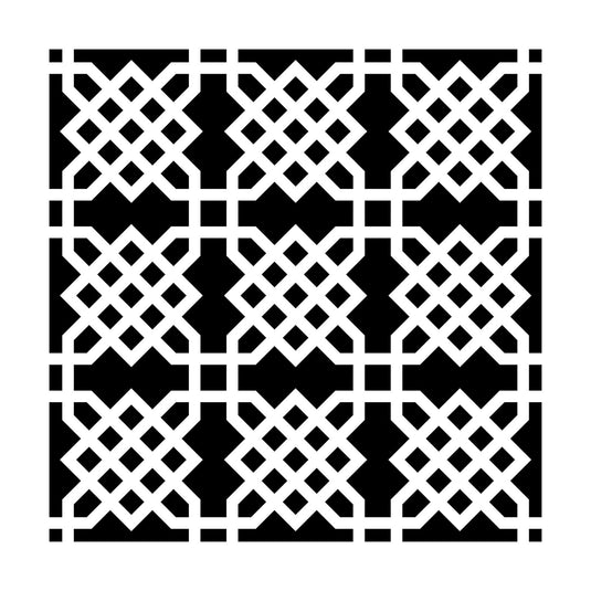 The crafter's workshop • template 15x15cm knot garden