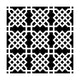 The crafter's workshop • template 15x15cm knot garden