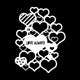 The crafter's workshop • template 10x10cm love always