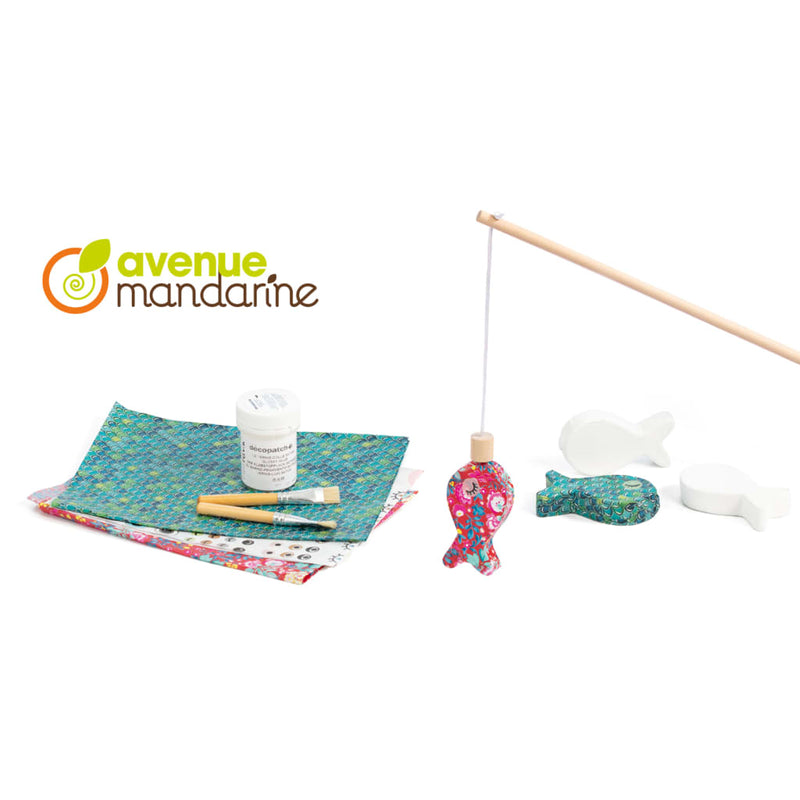 Load image into Gallery viewer, Avenue Mandarine Avenue Mandarine Knutseldoos Decopatch Fishing Game
