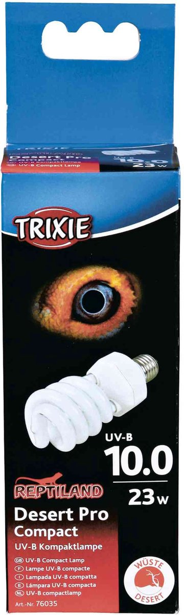 Chargez l'image dans la visionneuse de la galerie, Trixie reptiland desert pro compact 10.0 uv-b lamp

