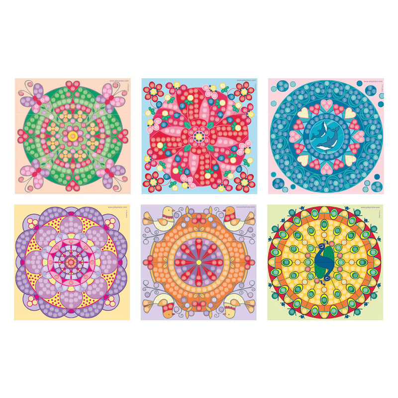 Load image into Gallery viewer, PlayMais Trendy Mosaic Mandala's (>3.000 Stukjes)
