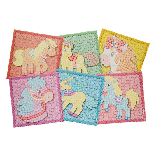 Playmais mosaic kaarten versieren dream pony