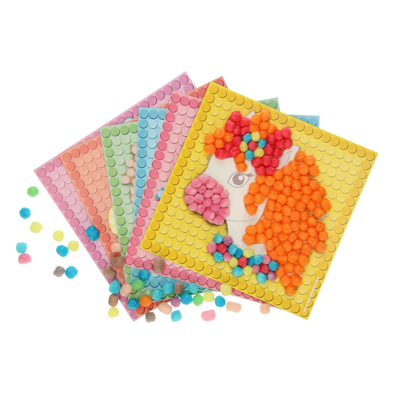 Load image into Gallery viewer, Playmais mosaic kaarten versieren dream pony
