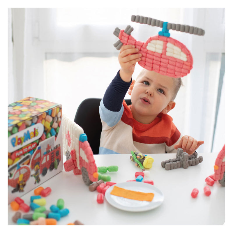 Afbeelding laden in galerijviewer, Playmais fun to play brandweerwagen
