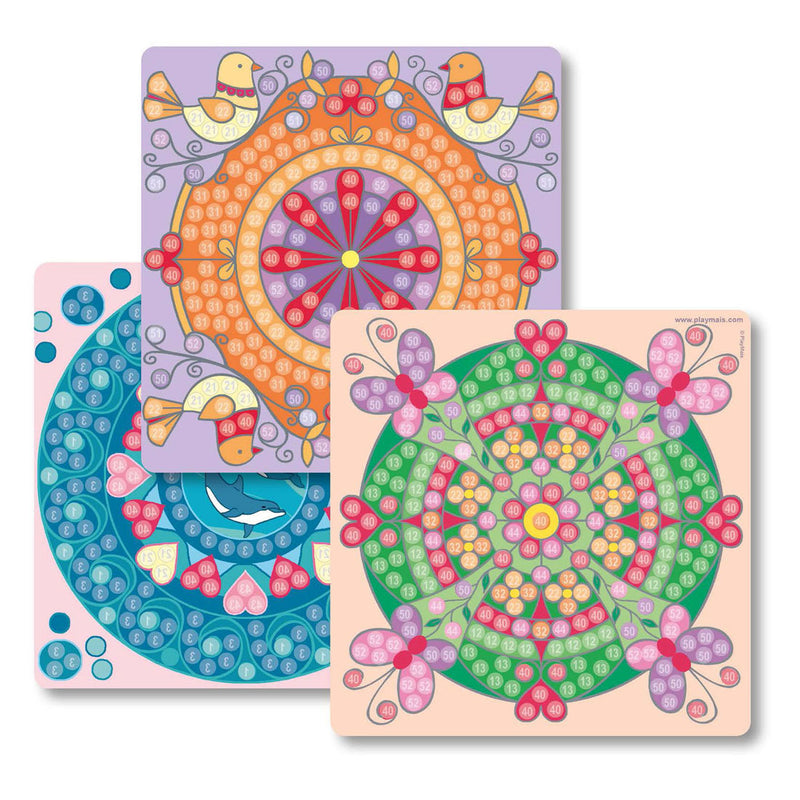 Load image into Gallery viewer, Playmais mosaic kaarten versieren trendy mandala
