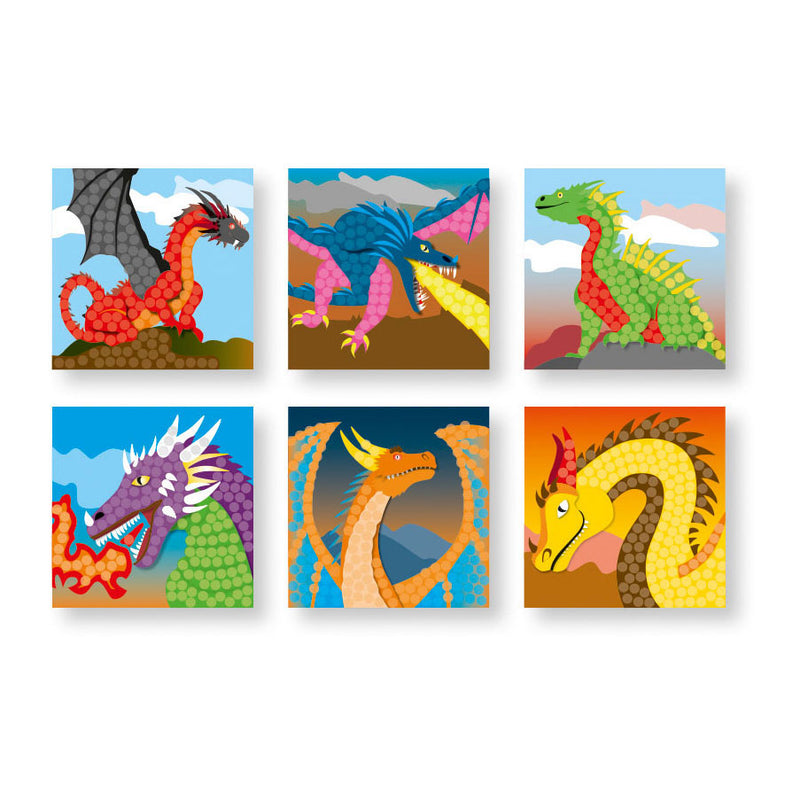 Load image into Gallery viewer, Playmais mosaic fantasy dragon (>2300 stukjes)
