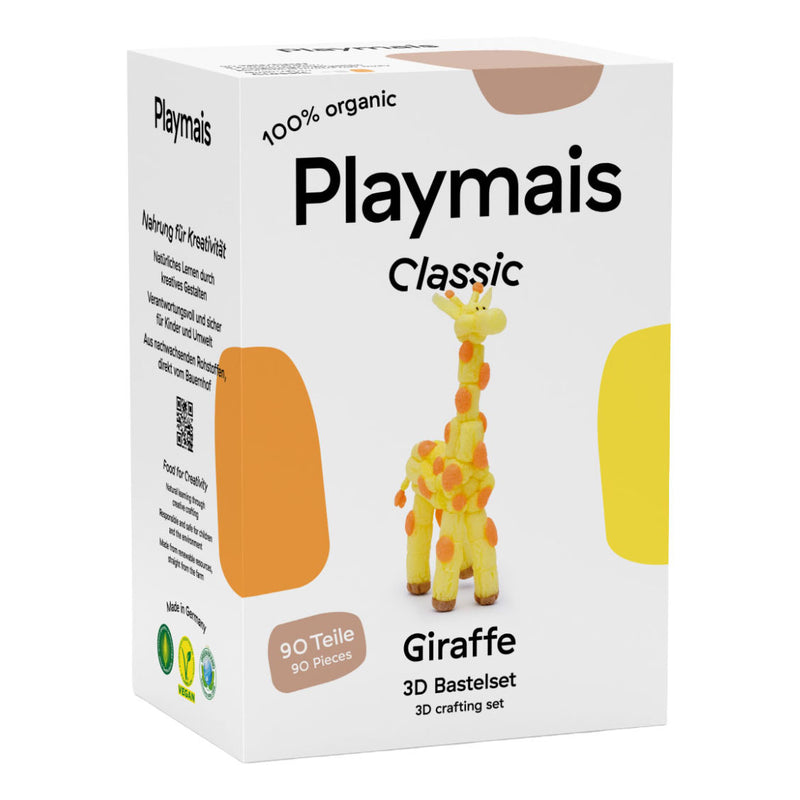 Load image into Gallery viewer, Playmais classic 3d giraf - 90 stukjes
