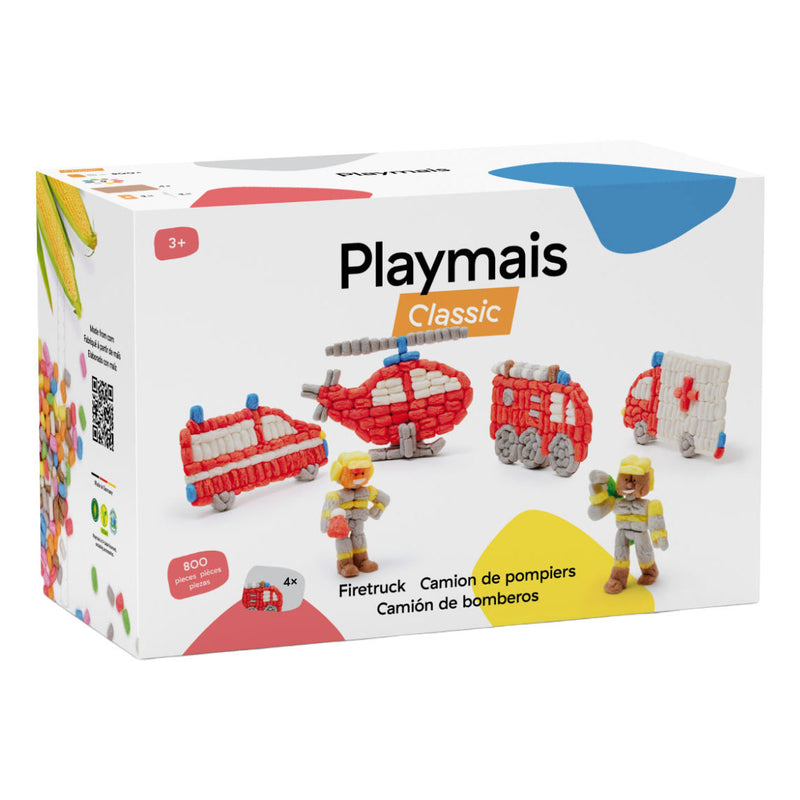 Afbeelding laden in galerijviewer, Playmais classic brandweer - 800 stukjes
