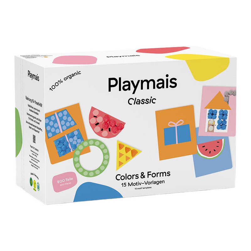 Load image into Gallery viewer, Playmais classic colors forms - 800 stukjes
