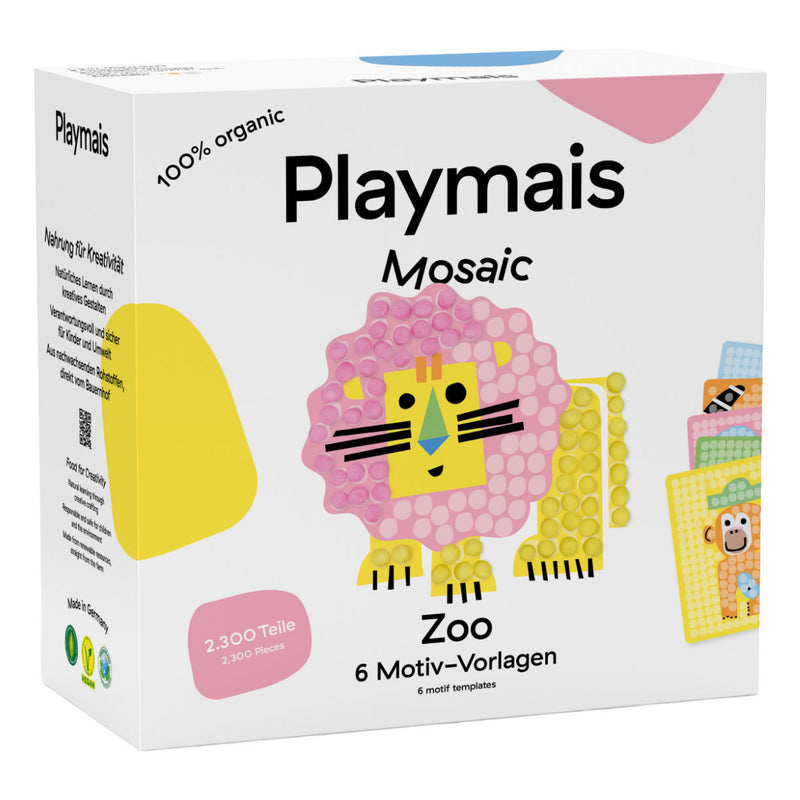 Afbeelding laden in galerijviewer, Playmais mosaic dierentuin - 2300 stukjes
