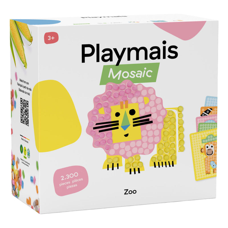 Afbeelding laden in galerijviewer, Playmais mosaic dierentuin - 2300 stukjes
