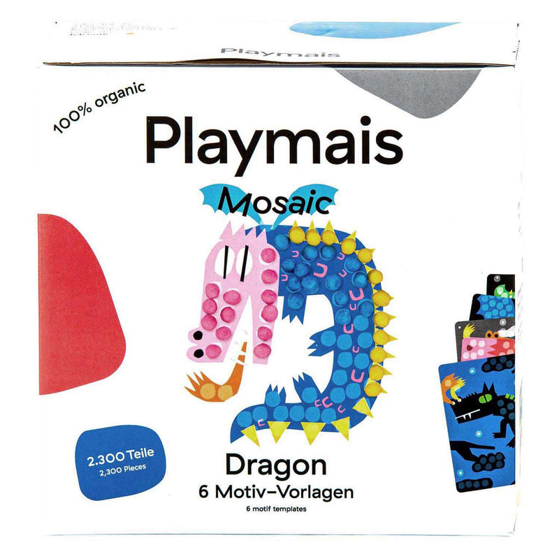 Load image into Gallery viewer, Playmais mosaic draak - 2300 stukjes
