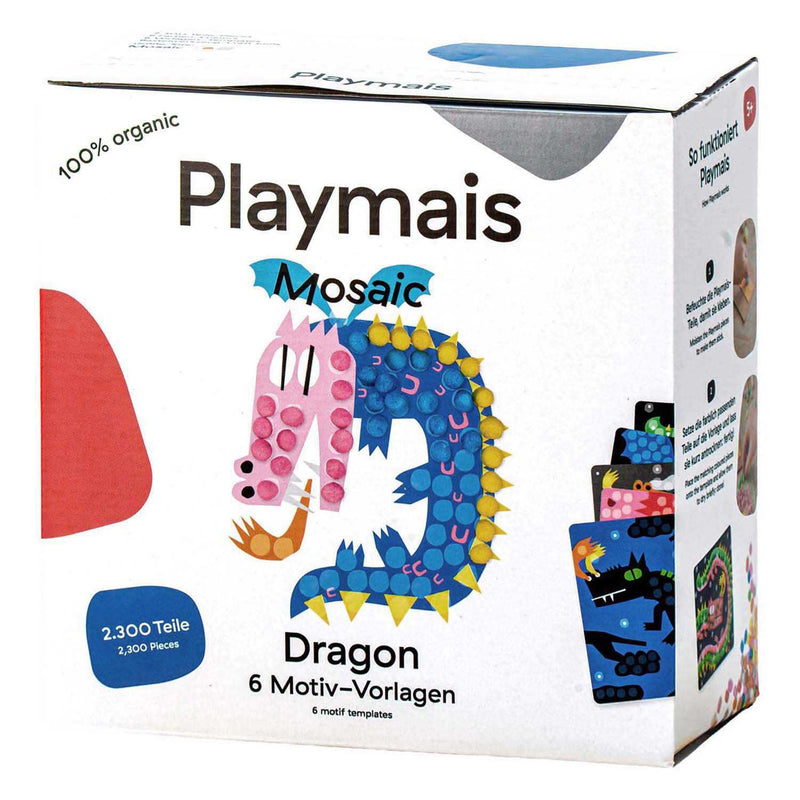 Load image into Gallery viewer, Playmais mosaic draak - 2300 stukjes
