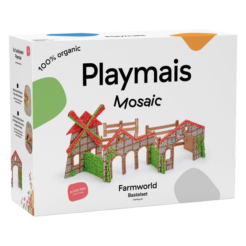 Load image into Gallery viewer, Playmais mosaic boerderijset - 8000 stukjes
