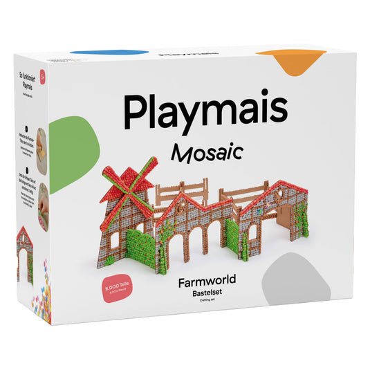 Playmais mosaic boerderijset - 8000 stukjes