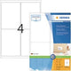 Herma adress-etiketten wit 99.1x139 premium a4 400 st.