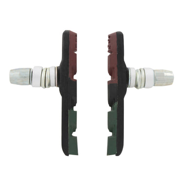 Promax remblokset v-brake met inbus 70mm triple-color (bruin zwart groen)