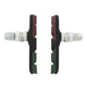 Promax remblokset v-brake met inbus 70mm triple-color (bruin zwart groen)