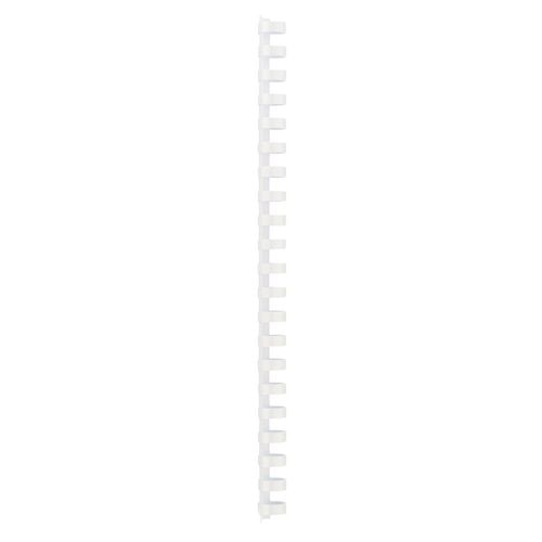 Bindruggen gbc plastic a4 16mm wit capaciteit 145vel