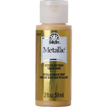 Folkart • metallic acrylic paint golden touch 59ml