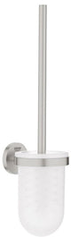 Grohe essentials toiletborstelset (wandmodel) - supersteel (rvs)
