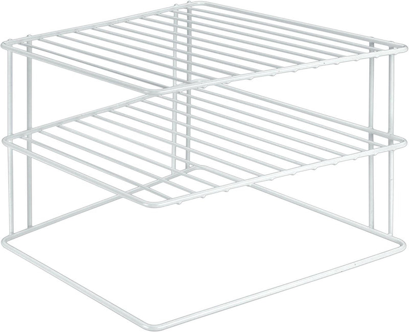 Load image into Gallery viewer, Metaltex silos space bordenrek 2 etages 25x25x19 cm wit
