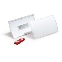 Merkloos sans marque badges clickfold magneet durable 8212 40x75mm 10 stuk