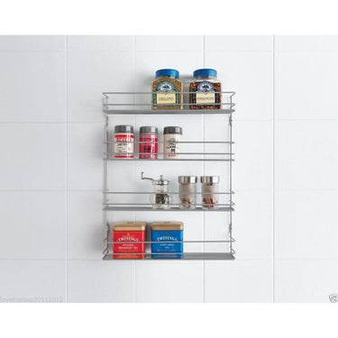 Metaltex space saver smart kitchen pepito kruidenrek 4 etages 36x8x45 cm zilver