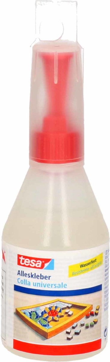 Tesa hobbylijm - 90 gram - hobby - knutselbenodigdheden - lijm - plakken lijmen - knutselen - alleslijm - knutsellijm voor kinderen