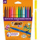 Bic viltstiften visa assorti 12st