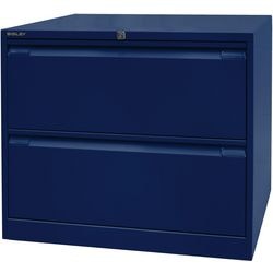 Archiefkast bisley df2639 oxfordblauw 2 lades