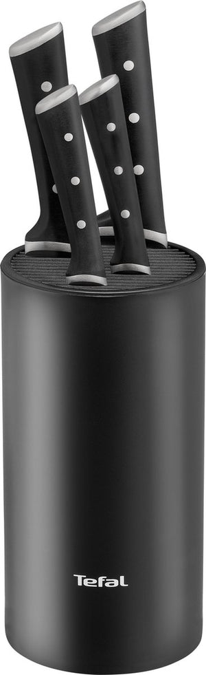 Tefal ice force messenset - 5-delig - inclusief messenblok - rvs - duurzaam - precisie