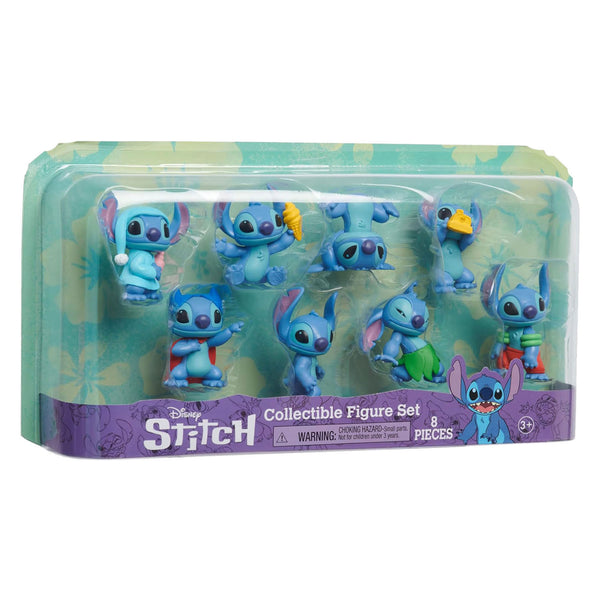 Disney stitch set van 8 speelfiguren