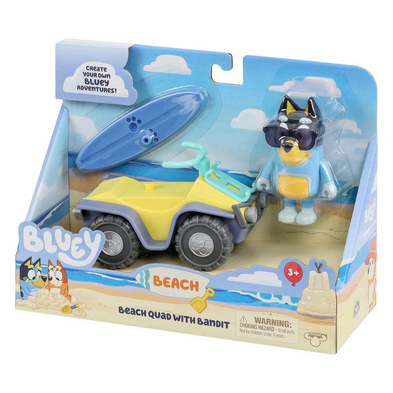 Load image into Gallery viewer, Moose toys bluey beach quad speelfiguur
