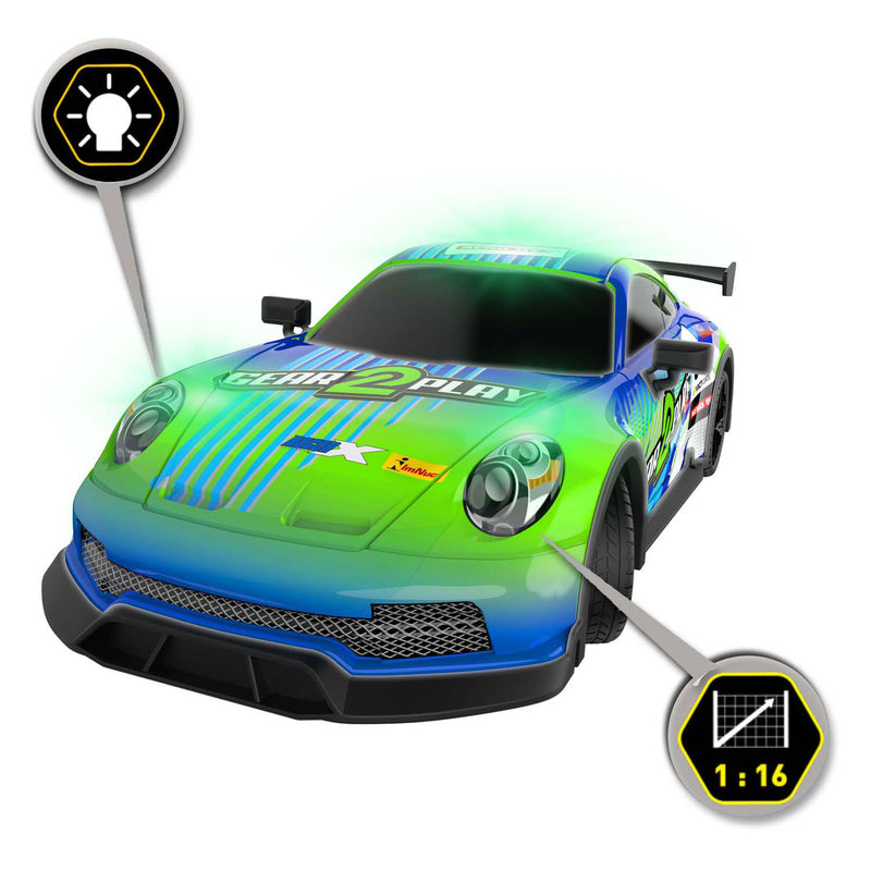 Afbeelding laden in galerijviewer, Gear2play rc night flash bestuurbare auto

