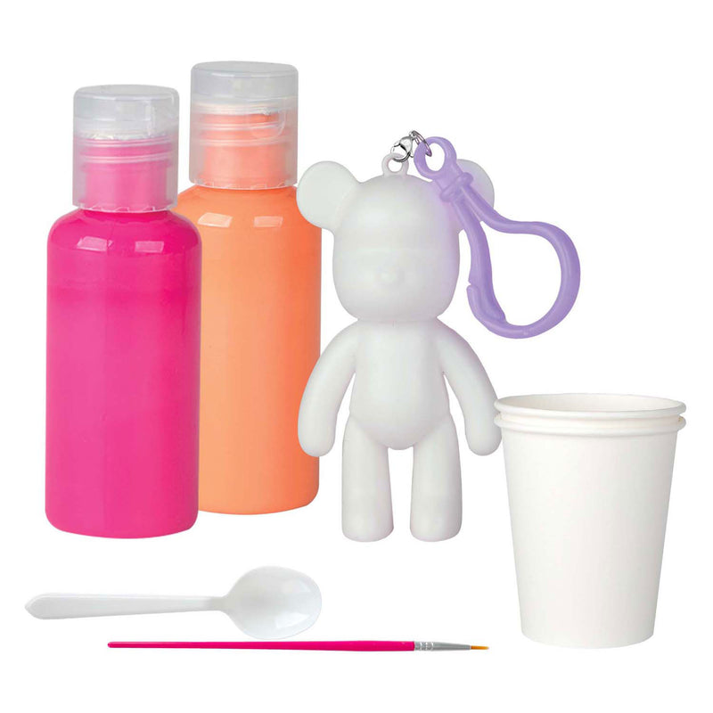 Load image into Gallery viewer, Spectron marmeren look beer gietset met sleutelhanger
