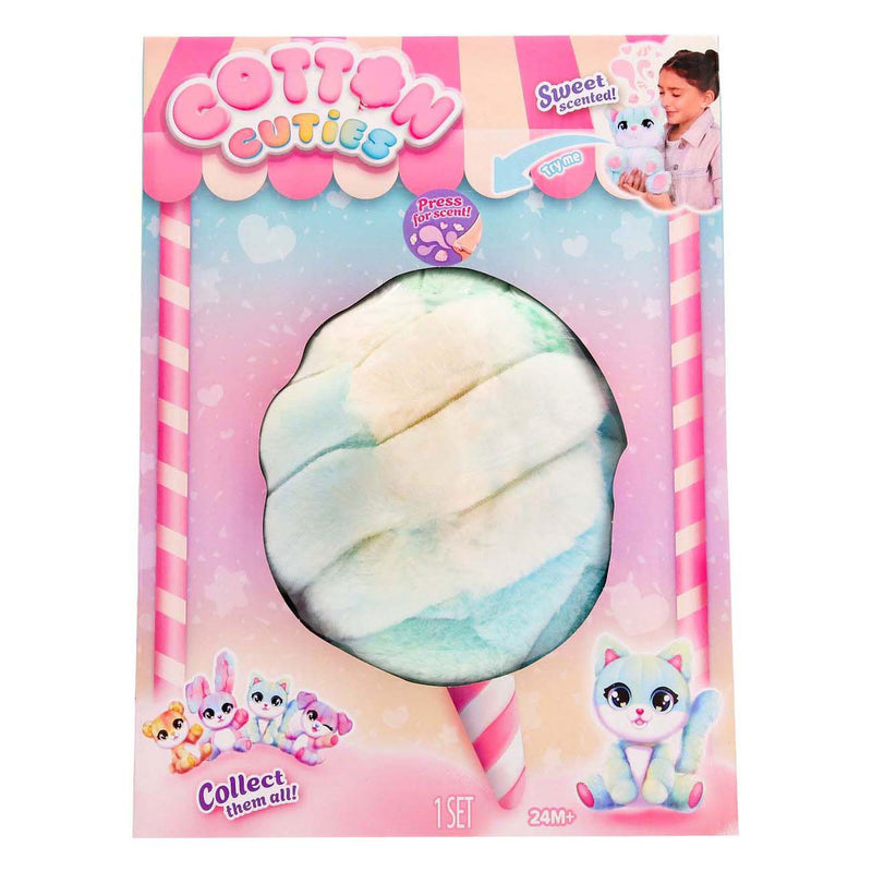 Load image into Gallery viewer, Spectron cotton cuties kitty - geurende suikerspin knuffel, 30cm
