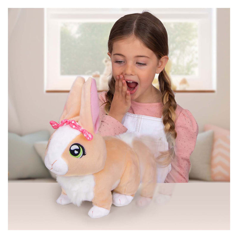 Chargez l'image dans la visionneuse de la galerie, Imc toys club petz betsy konijn bruin - interactieve pluchen knuffel - incl. batterijen
