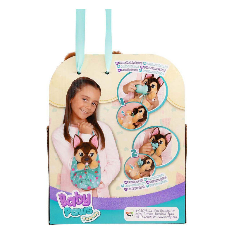 Afbeelding laden in galerijviewer, Imc toys baby paws yummy german shephard interactieve knuffel
